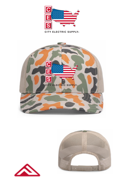 WEEKENDER DUCK CAMO TRUCKER SNAPBACK CAP