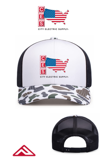 WEEKENDER DUCK CAMO TRUCKER SNAPBACK CAP