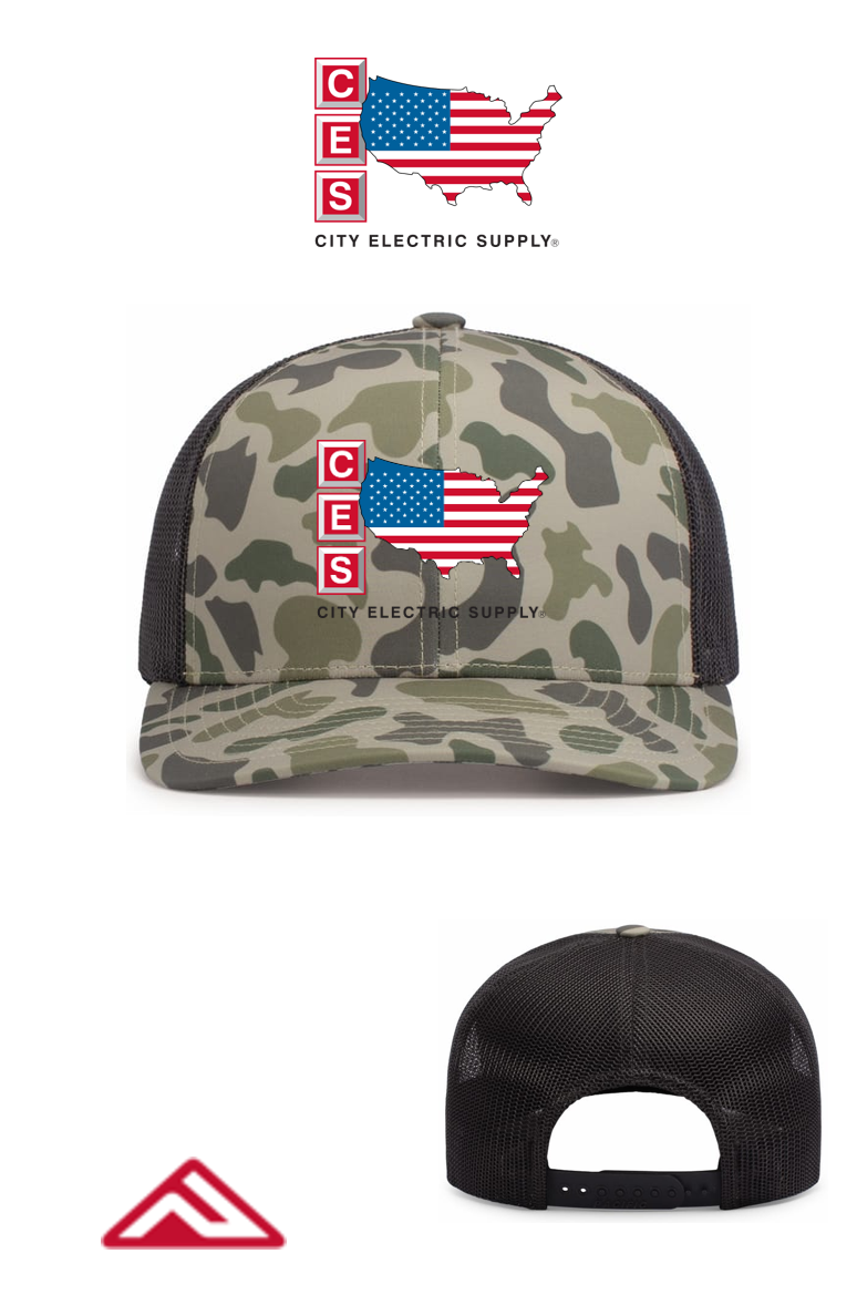 WEEKENDER DUCK CAMO TRUCKER SNAPBACK CAP