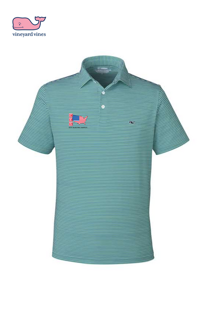Vinyard Vines Bradley Stripe Sankaty Polo