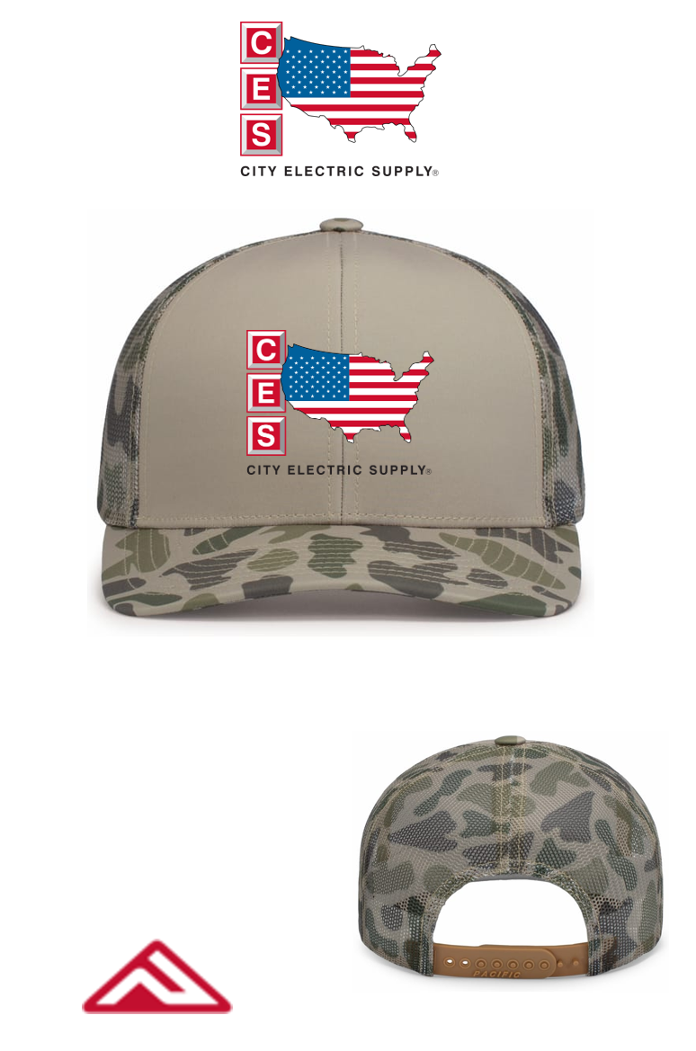WEEKENDER DUCK CAMO TRUCKER SNAPBACK CAP