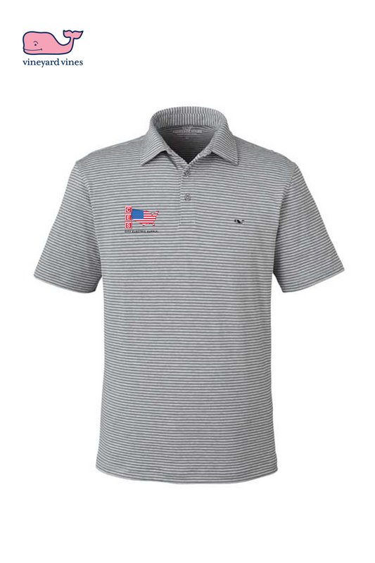 Vinyard Vines Bradley Stripe Sankaty Polo