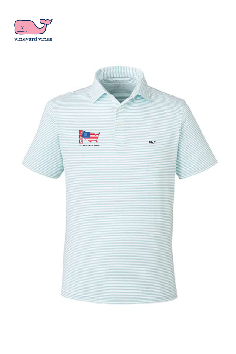 Vinyard Vines Bradley Stripe Sankaty Polo