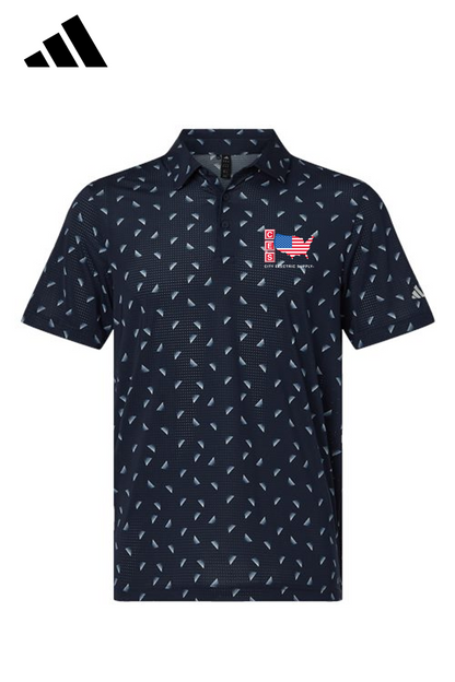 Adidas Men's Ultimate365 Mesh Print Polo