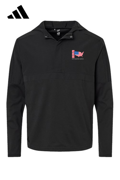 Adidas Men's Half-Zip Hooded Anorak