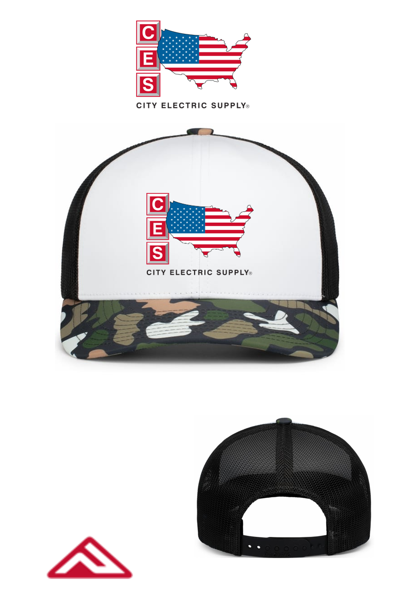 WEEKENDER DUCK CAMO TRUCKER SNAPBACK CAP