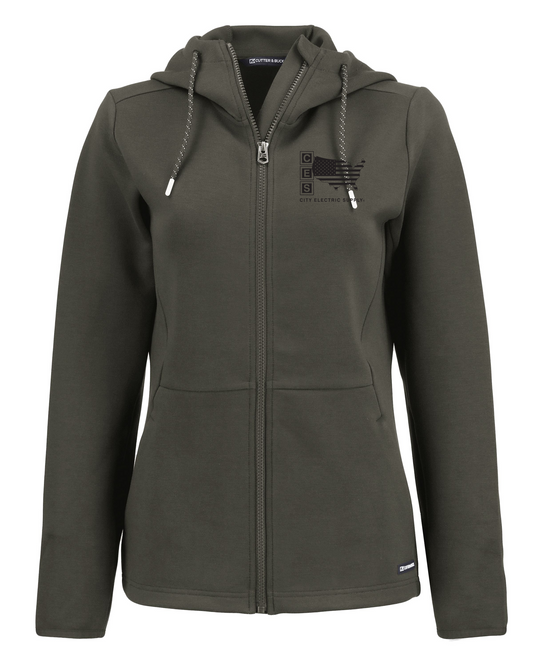 Roam Epic Comfort Recycled Womens Full Zip Hooded Jacket