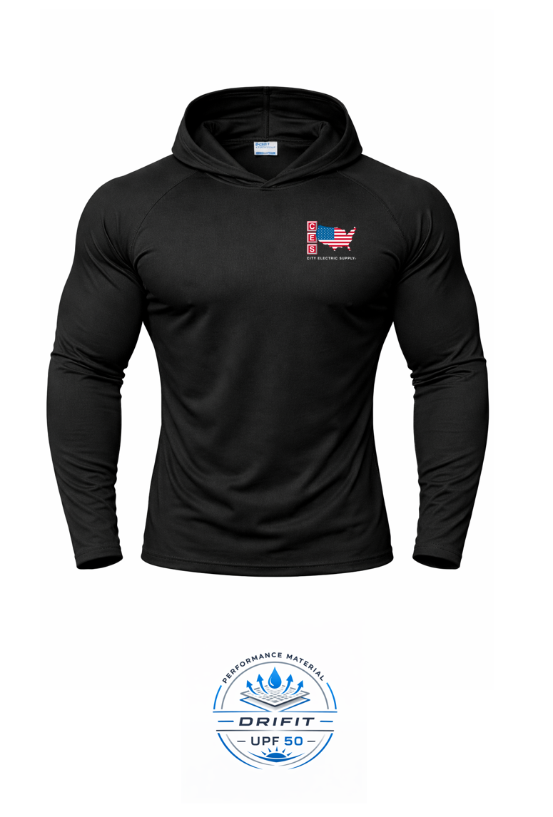 Port & Co™ Performance Pullover Hooded UPF50 Tee