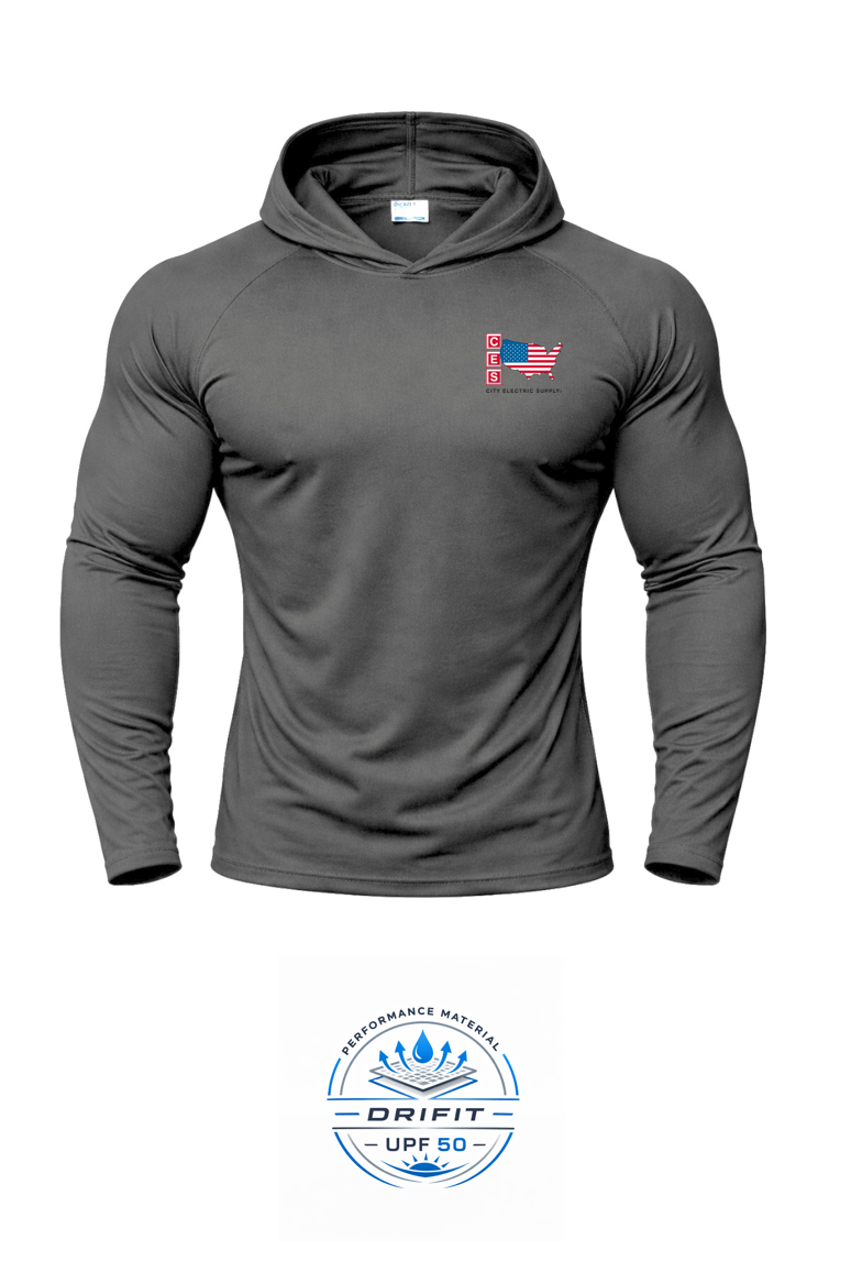 Port & Co™ Performance Pullover Hooded UPF50 Tee