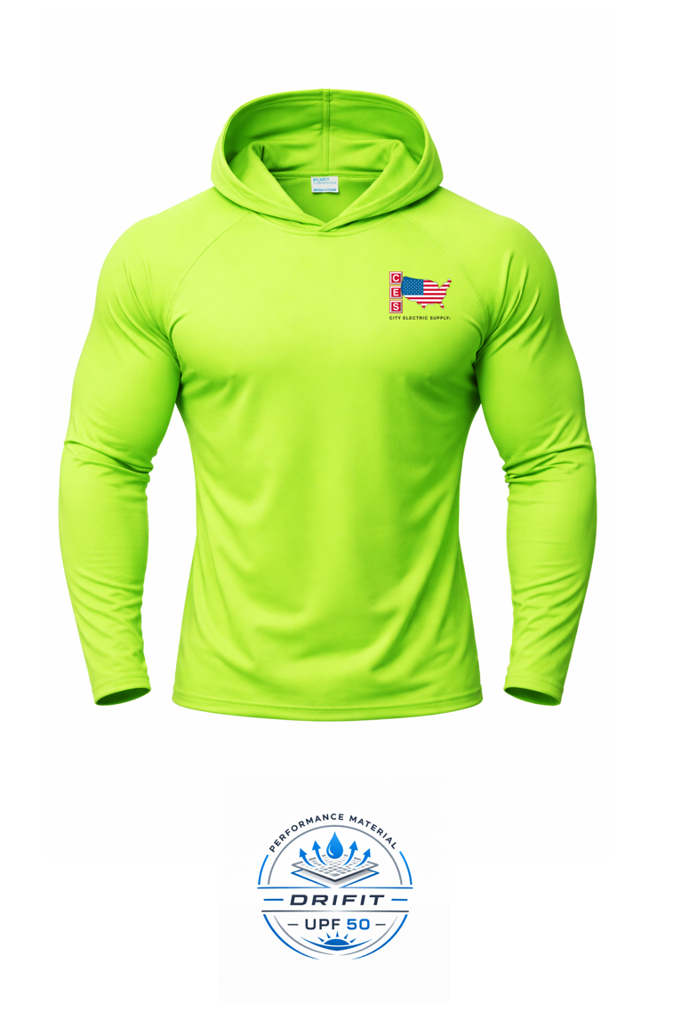 Port & Co™ Performance Pullover Hooded UPF50 Tee