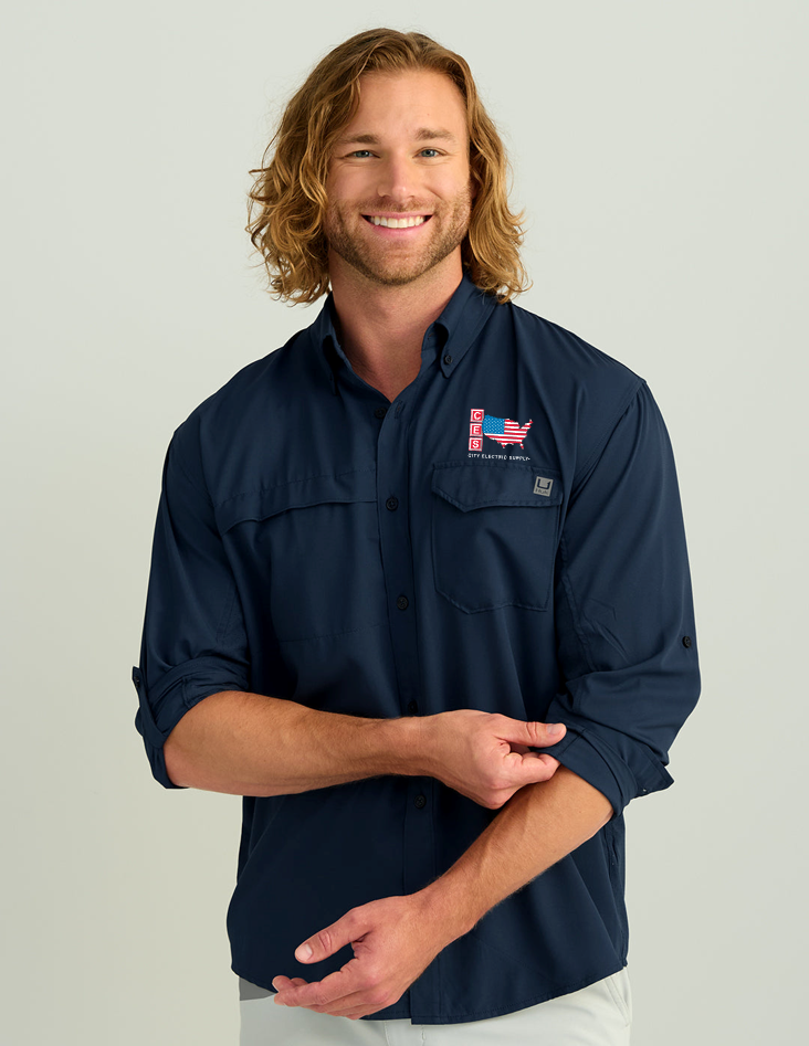 HUK Tide Point Long Sleeve Shirt