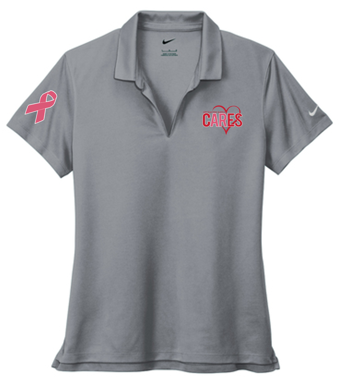 Nike Women's Dri-FIT Micro Pique Polo - Breast Cancer Awareness