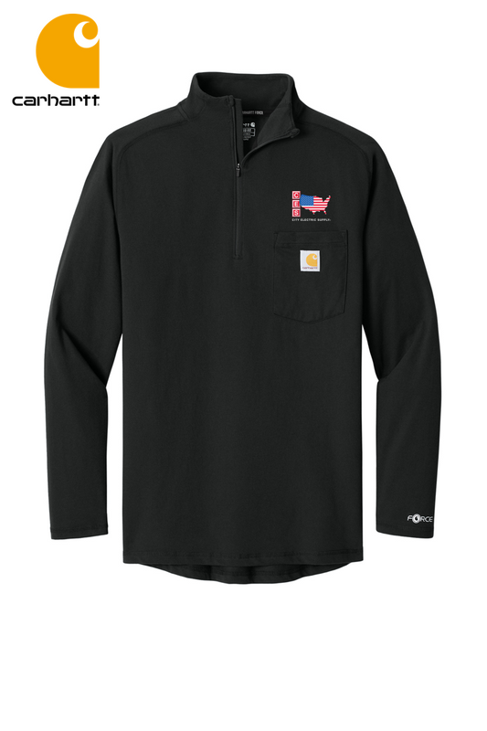 Carhartt Force® 1/4-Zip Long Sleeve T-Shirt