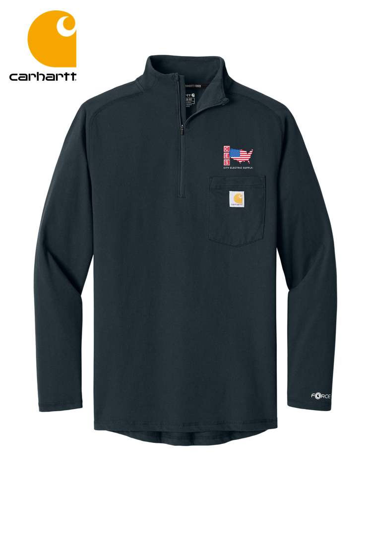 Carhartt Force® 1/4-Zip Long Sleeve T-Shirt