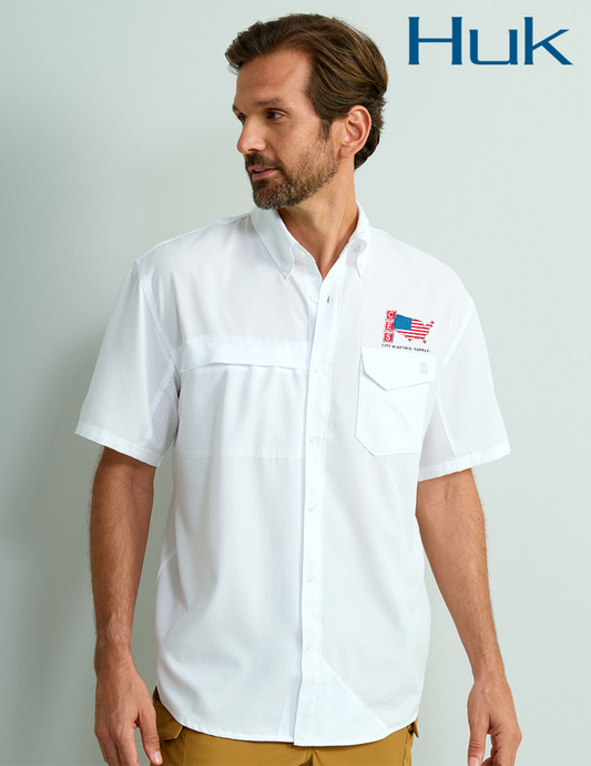 HUK Tide Point Short Sleeve Shirt