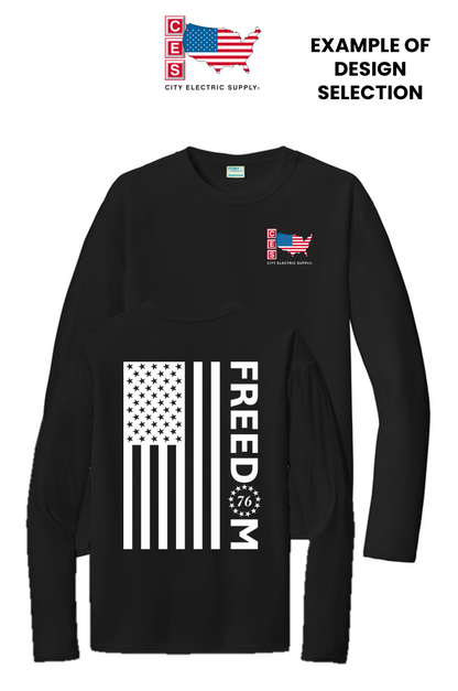 Long Sleeve Performance Tee - America 250