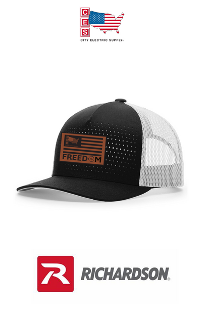 Richardson 163 | LASER CUT FIVE PANEL TRUCKER- America 250