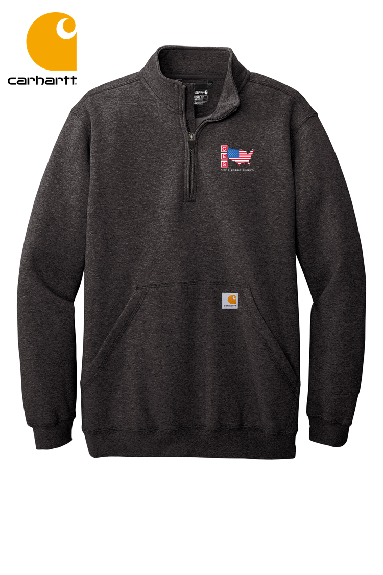 Carhartt® Midweight 1/4-Zip Mock Neck Sweatshirt