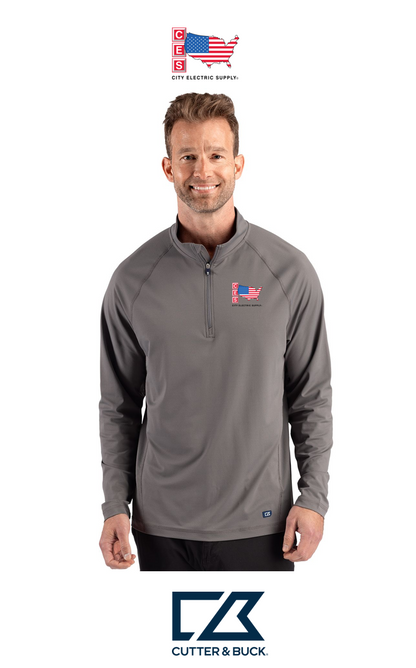 Cutter & Buck Prospect Recycled Featherlight Stretch Mens Quarter Zip