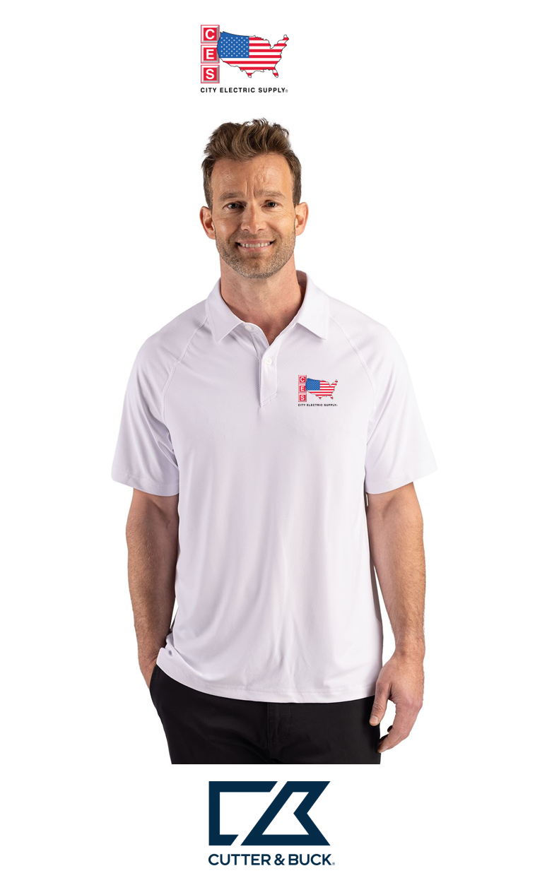 Cutter & Buck Prospect Recycled Featherlight Stretch Mens Sport Polo