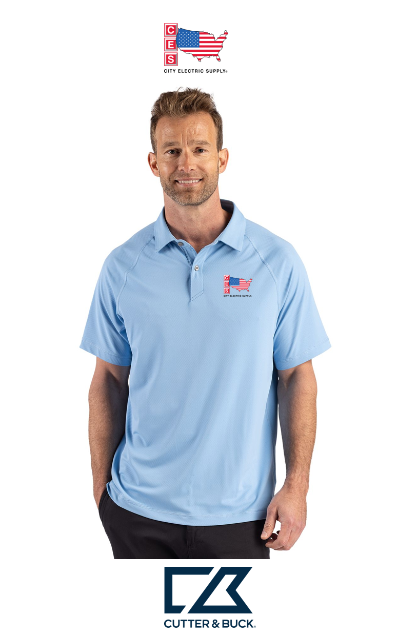 Cutter & Buck Prospect Recycled Featherlight Stretch Mens Sport Polo