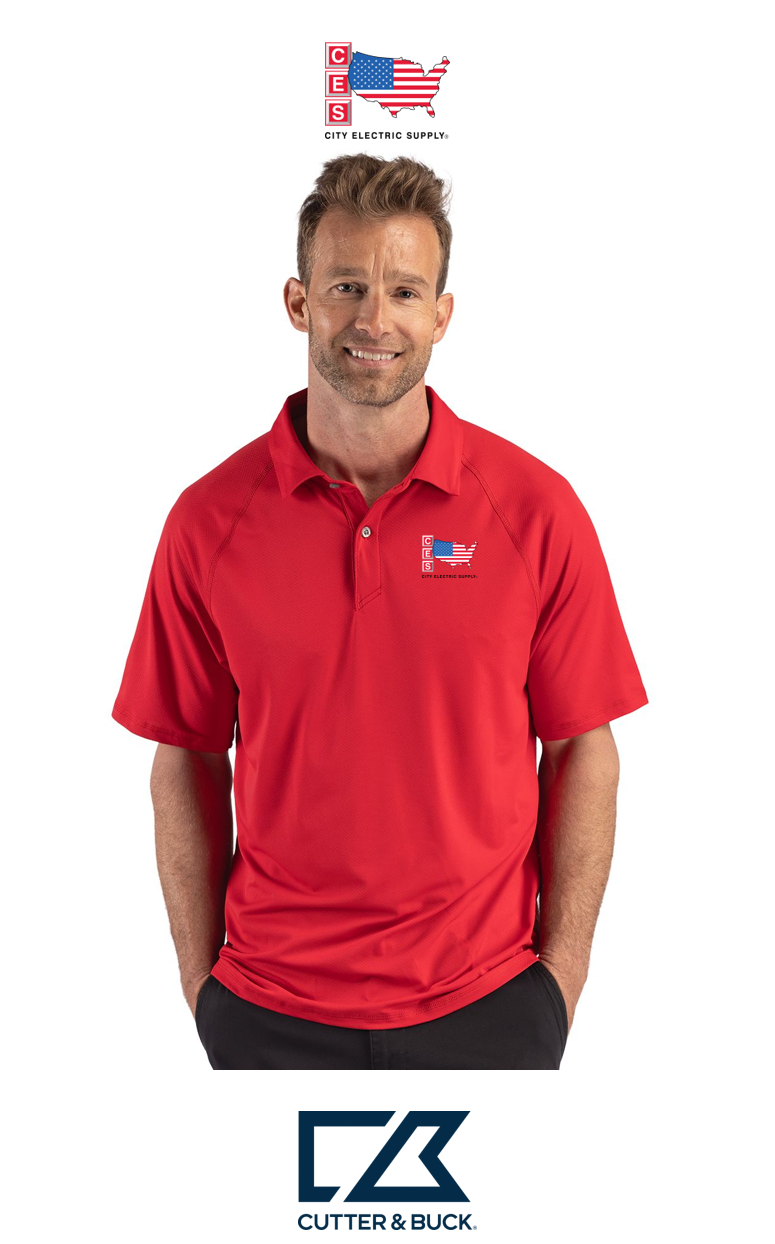 Cutter & Buck Prospect Recycled Featherlight Stretch Mens Sport Polo
