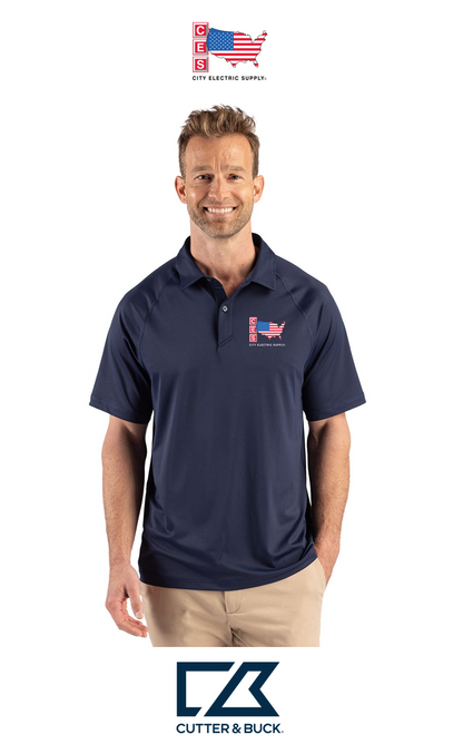 Cutter & Buck Prospect Recycled Featherlight Stretch Mens Sport Polo