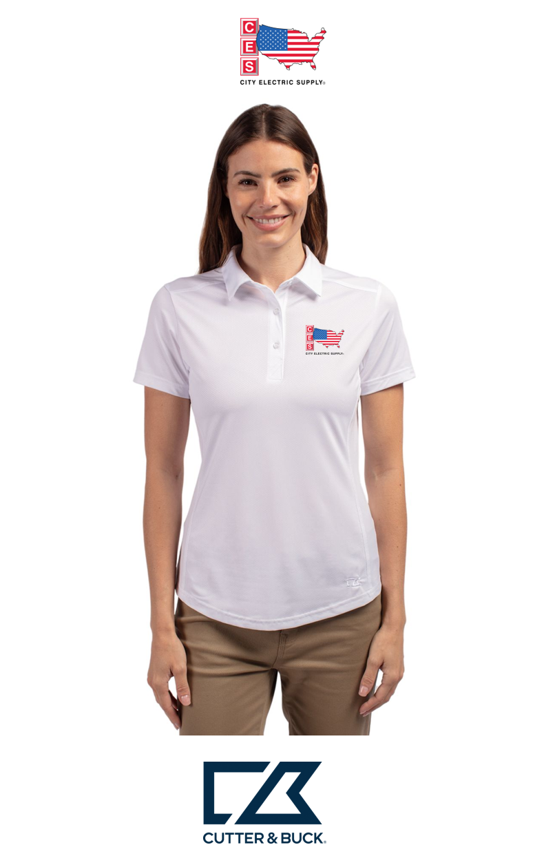 Cutter & Buck Prospect Recycled Featherlight Stretch Womens Polo