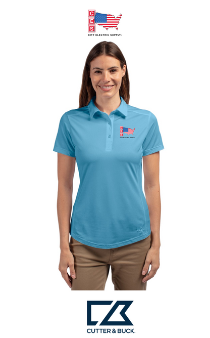 Cutter & Buck Prospect Recycled Featherlight Stretch Womens Polo