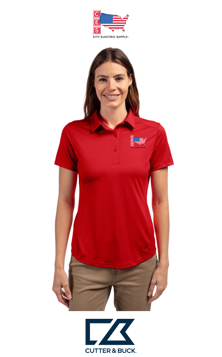 Cutter & Buck Prospect Recycled Featherlight Stretch Womens Polo