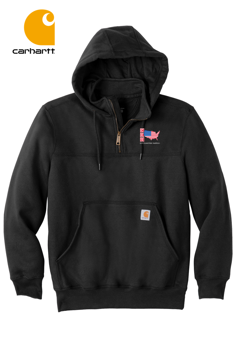 Carhartt® Rain Defender® Paxton Heavyweight Hooded Zip Mock Sweatshirt