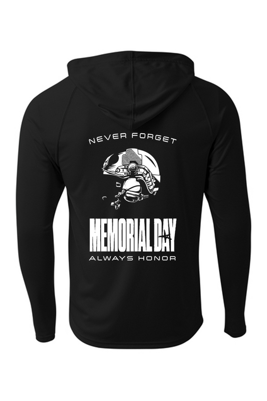 Cooling Performance Long Sleeve Hooded - Memorial Day