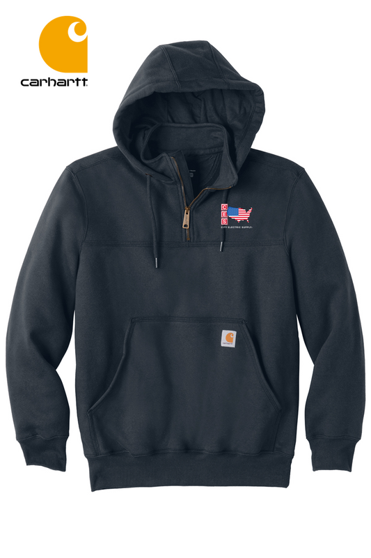 Carhartt® Rain Defender® Paxton Heavyweight Hooded Zip Mock Sweatshirt