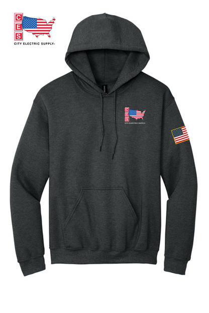 Hooded Sweatshirt - CAMO FLAG - CUSTOM