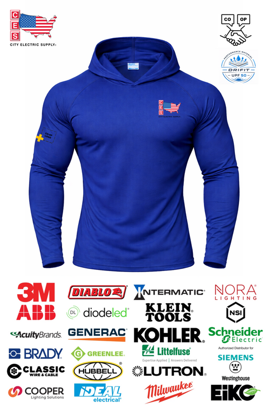 Port & Co™ Performance Pullover Hooded UPF50 Tee - Co-op