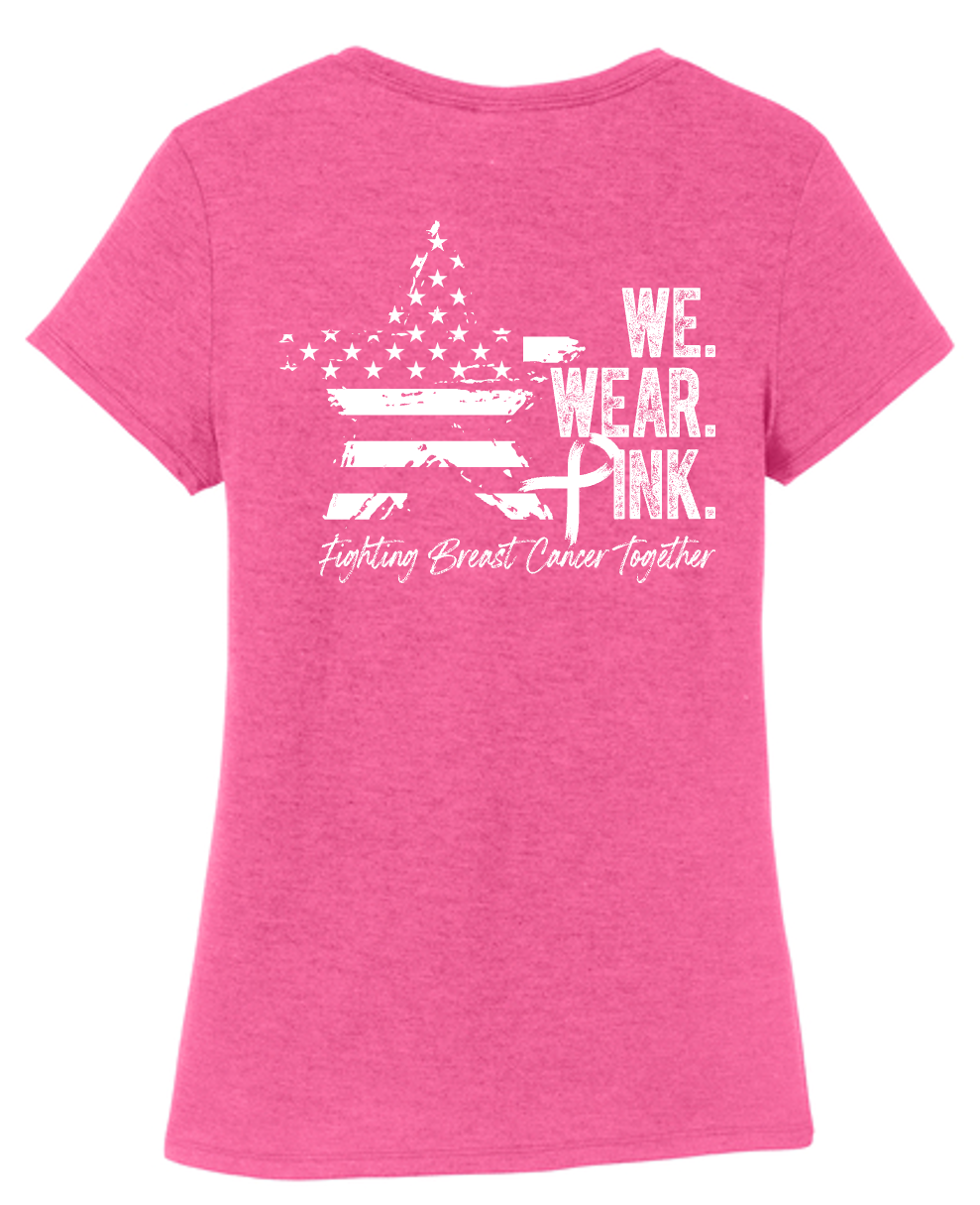 Women’s Perfect Triblend Blend Tee - Breast Cancer Awareness
