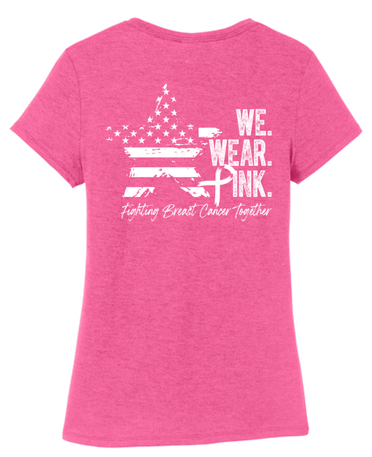 Women’s Perfect Triblend Blend Tee - Breast Cancer Awareness