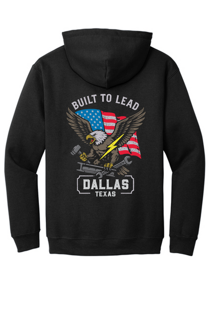 Hooded Sweatshirt - Built To Lead - CUSTOM