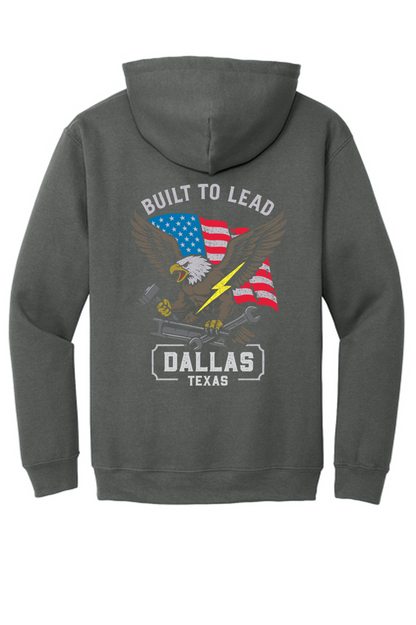 Hooded Sweatshirt - Built To Lead - CUSTOM