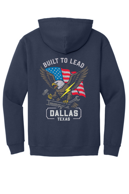 Hooded Sweatshirt - Built To Lead - CUSTOM