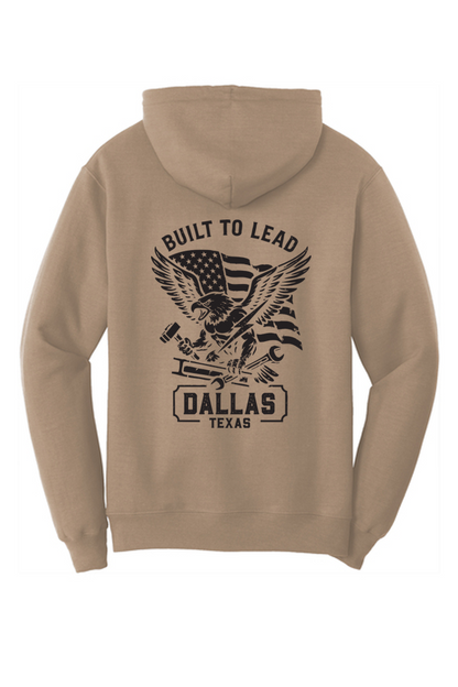 Hooded Sweatshirt - Built To Lead - CUSTOM