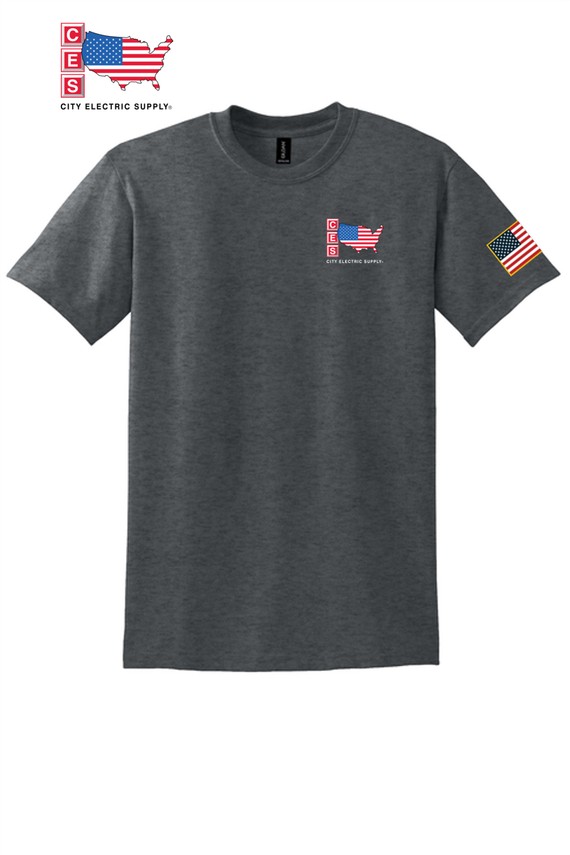 Core Blend Tee - CAMO FLAG - CUSTOM