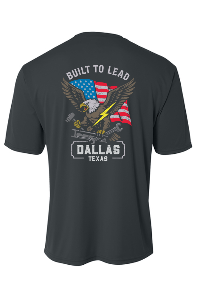 Cooling Performance Short Sleeve Tee - Built To Lead - CUSTOM