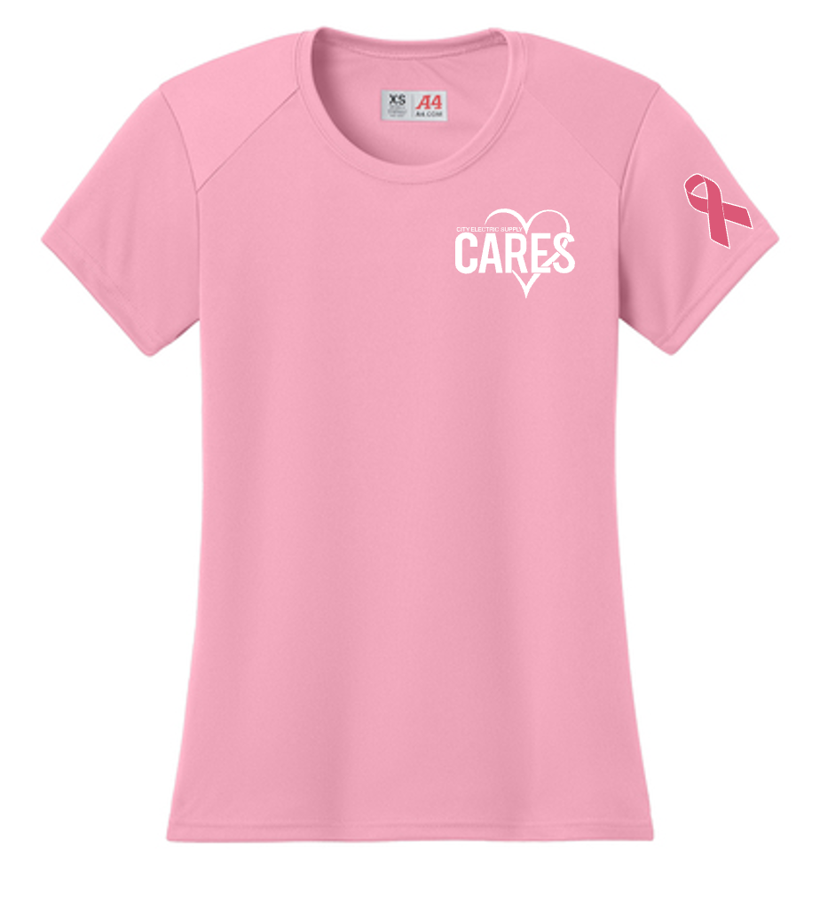 Women’s Cooling Performance Short Sleeve Tee - Breast Cancer Awareness
