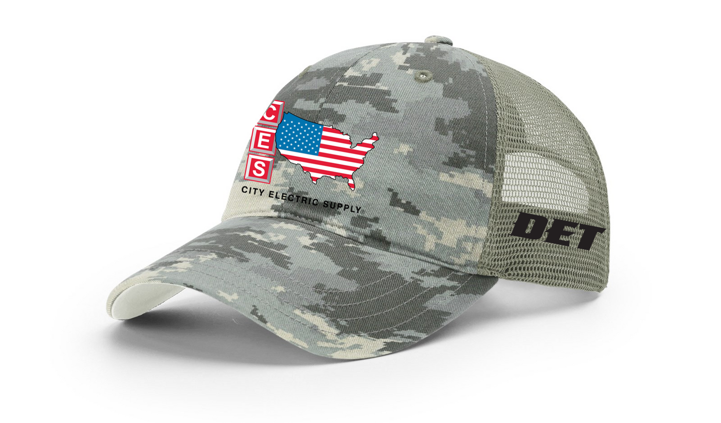 Richardson 111P GARMENT WASHED PRINTED TRUCKER - CUSTOM