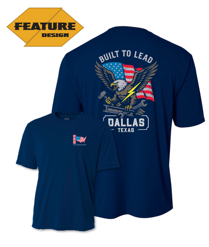 Cooling Performance Short Sleeve Tee - Built To Lead - CUSTOM