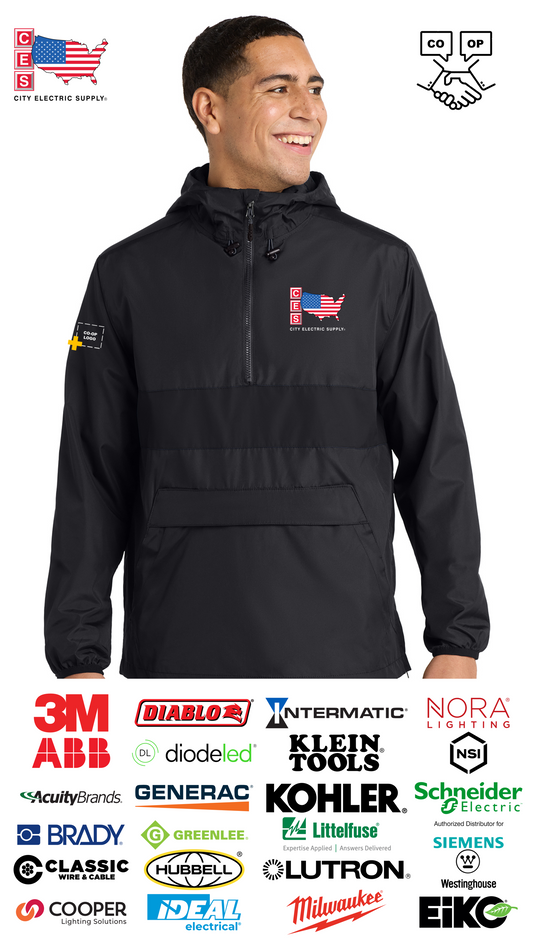 Sport-Tek® Zipped Pocket Anorak - Co-op