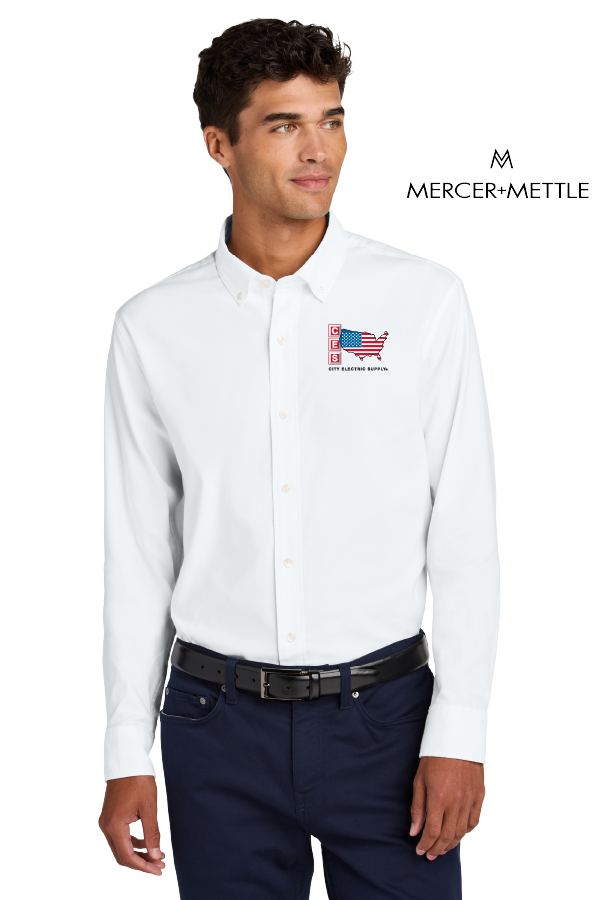 Mercer+Mettle® Long Sleeve Modern Oxford Shirt
