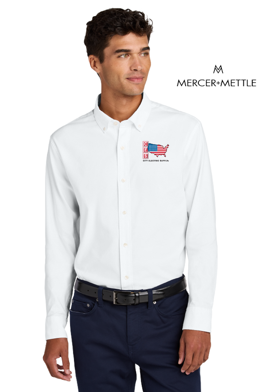 Mercer+Mettle® Long Sleeve Modern Oxford Shirt