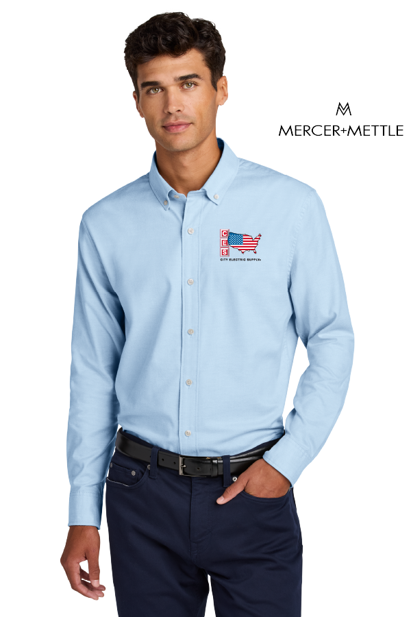 Mercer+Mettle® Long Sleeve Modern Oxford Shirt